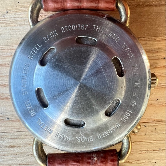 Vintage Armitron musical looney tunes tweety bird flute watch NEW BATTERY - Picture 6 of 8